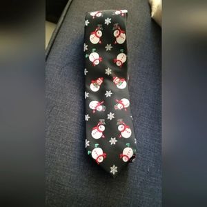 Snowman Christmas Neck Tie